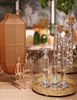 Conjunto de Castiçais Marli